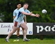 19 April 2025; Conor Kelly during a Leinster Rugby Juniors squad training session at Gorey RFC in Gorey, Wexford. Photo by Brendan Moran/Sportsfile