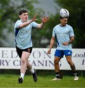 19 April 2025; Darren Browne during a Leinster Rugby Juniors squad training session at Gorey RFC in Gorey, Wexford. Photo by Brendan Moran/Sportsfile