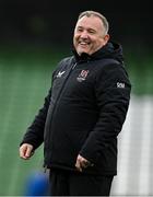 19 April 2025; Ulster head coach Richie Murphy before the United Rugby Championship match between Leinster and Ulster at the Aviva Stadium in Dublin. Photo by Brendan Moran/Sportsfile