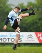 19 April 2025; Gavin Kelly during a Leinster Rugby Juniors squad training session at Gorey RFC in Gorey, Wexford. Photo by Brendan Moran/Sportsfile