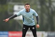 19 April 2025; Richie Waters during a Leinster Rugby Juniors squad training session at Gorey RFC in Gorey, Wexford. Photo by Brendan Moran/Sportsfile