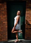 21 April 2025; Racegoer Jillian Ryan from Ashbourne, Meath prior to racing on day three of the Fairyhouse Easter Festival at Fairyhouse Racecourse in Ratoath, Meath. Photo by David Fitzgerald/Sportsfile
