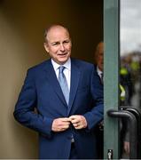 21 April 2025; An Taoiseach Micheál Martin TD on day three of the Fairyhouse Easter Festival at Fairyhouse Racecourse in Ratoath, Meath. Photo by David Fitzgerald/Sportsfile
