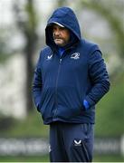19 April 2025; Assistant coach Damien Curley during a Leinster Rugby Juniors squad training session at Gorey RFC in Gorey, Wexford. Photo by Brendan Moran/Sportsfile