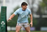 19 April 2025; Craig Cantwell during a Leinster Rugby Juniors squad training session at Gorey RFC in Gorey, Wexford. Photo by Brendan Moran/Sportsfile