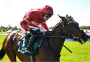 21 April 2025; Blue Lemons, with Paul Townend up, on their way to winning the O'Driscoll's Irish Whiskey Juvenile Hurdle on day three of the Fairyhouse Easter Festival at Fairyhouse Racecourse in Ratoath, Meath. Photo by David Fitzgerald/Sportsfile