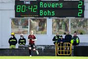 21 April 2025; Ross Tierney of Bohemians celebrates after scoring his side's second goal during the SSE Airtricity Men's Premier Division match between Shamrock Rovers and Bohemians at Tallaght Stadium in Dublin. Photo by Stephen McCarthy/Sportsfile