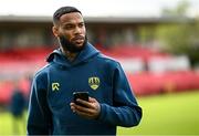 21 April 2025; Djenairo Daniels of Cork City before the SSE Airtricity Men's Premier Division match between Cork City and Waterford at Turners Cross in Cork. Photo by Seb Daly/Sportsfile