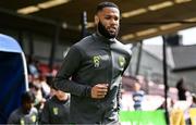 21 April 2025; Djenairo Daniels of Cork City before the SSE Airtricity Men's Premier Division match between Cork City and Waterford at Turners Cross in Cork. Photo by Seb Daly/Sportsfile