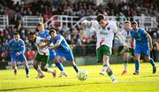21 April 2025; Evan McLaughlin of Cork City scores his side's first goal from a penalty during the SSE Airtricity Men's Premier Division match between Cork City and Waterford at Turners Cross in Cork. Photo by Seb Daly/Sportsfile