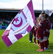 21 April 2025; A Drogheda United mascot yawns before the SSE Airtricity Men's Premier Division match between Drogheda United and St Patrick's Athletic at Sullivan & Lambe Park in Drogheda, Louth. Photo by Shauna Clinton/Sportsfile