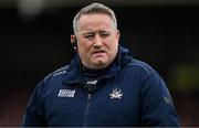 20 April 2025; Cork manager Pat Ryan before the Munster GAA Hurling Senior Championship Round 1 match between Clare and Cork at Zimmer Biomet Páirc Chíosóg in Ennis, Clare. Photo by Brendan Moran/Sportsfile