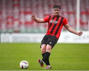 19 April 2025; Christopher McCarthy of Ringmahon Rangers FC during the FAI Intermediate Cup final match between College Corinthians AFC and Ringmahon Rangers FC at Turners Cross Stadium in Cork. Photo by Michael P Ryan/Sportsfile
