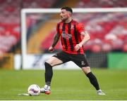 19 April 2025; Roy Kenny of Ringmahon Rangers FC during the FAI Intermediate Cup final match between College Corinthians AFC and Ringmahon Rangers FC at Turners Cross Stadium in Cork. Photo by Michael P Ryan/Sportsfile