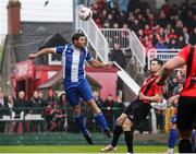 19 April 2025; Mark O'Sullivan of College Corinthians AFC during the FAI Intermediate Cup final match between College Corinthians AFC and Ringmahon Rangers FC at Turners Cross Stadium in Cork. Photo by Michael P Ryan/Sportsfile