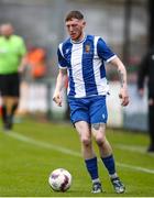 19 April 2025; Killian Cooper of College Corinthians AFC during the FAI Intermediate Cup final match between College Corinthians AFC and Ringmahon Rangers FC at Turners Cross Stadium in Cork. Photo by Michael P Ryan/Sportsfile