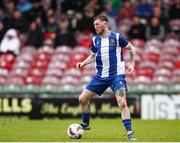 19 April 2025; Killian Cooper of College Corinthians AFC during the FAI Intermediate Cup final match between College Corinthians AFC and Ringmahon Rangers FC at Turners Cross Stadium in Cork. Photo by Michael P Ryan/Sportsfile