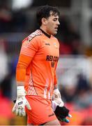 19 April 2025; Ringmahon Rangers FC goalkeeper Eric Grimes during the FAI Intermediate Cup final match between College Corinthians AFC and Ringmahon Rangers FC at Turners Cross Stadium in Cork. Photo by Michael P Ryan/Sportsfile