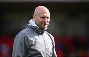 21 April 2025; Waterford interim head coach Matt Lawlor before the SSE Airtricity Men's Premier Division match between Cork City and Waterford at Turners Cross in Cork. Photo by Seb Daly/Sportsfile