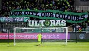 21 April 2025; Shamrock Rovers goalkeeper Ed McGinty before the SSE Airtricity Men's Premier Division match between Shamrock Rovers and Bohemians at Tallaght Stadium in Dublin. Photo by Stephen McCarthy/Sportsfile