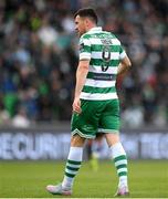 21 April 2025; Aaron Greene of Shamrock Rovers during the SSE Airtricity Men's Premier Division match between Shamrock Rovers and Bohemians at Tallaght Stadium in Dublin. Photo by Stephen McCarthy/Sportsfile