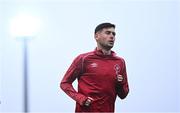 22 April 2025; Cian Kavanagh of Sligo Rovers warms-up before the SSE Airtricity Men's Premier Division match between Derry City and Sligo Rovers at The Ryan McBride Brandywell Stadium in Derry. Photo by Ben McShane/Sportsfile