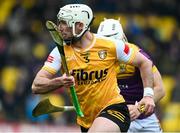 19 April 2025; Paddy Burke of Antrim during the Leinster GAA Hurling Senior Championship Round 1 match between Wexford and Antrim at Chadwicks Wexford Park in Wexford. Photo by Matt Browne/Sportsfile