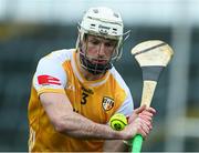 19 April 2025; Paddy Burke of Antrim during the Leinster GAA Hurling Senior Championship Round 1 match between Wexford and Antrim at Chadwicks Wexford Park in Wexford. Photo by Matt Browne/Sportsfile