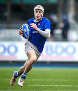 16 April 2025; Cian Keogh of North Midlands during the BearingPoint Shane Horgan Cup Round 5 match between Metro and North Midlands at Energia Park in Dublin. Photo by Shauna Clinton/Sportsfile
