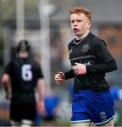 16 April 2025; Sirio Scalabrino-Noone of Metro during the BearingPoint Shane Horgan Cup Round 5 match between Metro and North Midlands at Energia Park in Dublin. Photo by Shauna Clinton/Sportsfile