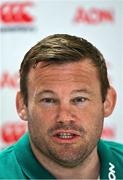 23 April 2025; Scrum coach Denis Fogarty during an Ireland Women Rugby media conference at the IRFU High Performance Centre in Dublin. Photo by Tyler Miller/Sportsfile