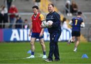 20 April 2025; Roscommon manager Davy Burke before the Connacht GAA Football Senior Championship semi-final match between Galway and Roscommon at Pearse Stadium in Galway. Photo by Piaras Ó Mídheach/Sportsfile