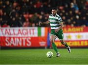 18 April 2025; Roberto Lopes of Shamrock Rovers during the SSE Airtricity Men's Premier Division match between St Patrick's Athletic and Shamrock Rovers at Richmond Park in Dublin. Photo by Stephen McCarthy/Sportsfile