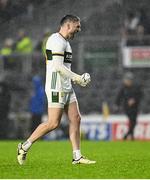 19 April 2025; Kerry goalkeeper Shane Murphy celebrates his side's second goal, scored by team-mate Joe O'Connor, during the Munster GAA Football Senior Championship semi-final match between Cork and Kerry at Supervalu Páirc Uí Chaoimh in Cork. Photo by Piaras Ó Mídheach/Sportsfile