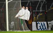 19 April 2025; Umpires Colm Smith, right, and Kevin Doherty during the Munster GAA Football Senior Championship semi-final match between Cork and Kerry at Supervalu Páirc Uí Chaoimh in Cork. Photo by Piaras Ó Mídheach/Sportsfile
