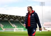 25 April 2025; Sean Boyd of Shelbourne before the SSE Airtricity Men's Premier Division match between Shamrock Rovers and Shelbourne at Tallaght Stadium in Dublin. Photo by Ramsey Cardy/Sportsfile