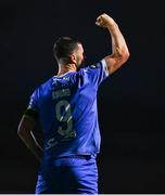 25 April 2025; Padraig Amond of Waterford celebrates after scoring his side's second goal during the SSE Airtricity Men's Premier Division match between Waterford and Derry City at the Regional Sports Centre in Waterford. Photo by Tyler Miller/Sportsfile