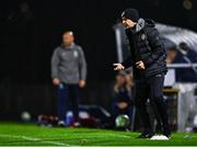 25 April 2025; Derry City manager Tiernan Lynch during the SSE Airtricity Men's Premier Division match between Waterford and Derry City at the Regional Sports Centre in Waterford. Photo by Tyler Miller/Sportsfile