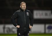 25 April 2025; Bohemians manager Alan Reynolds during the SSE Airtricity Men's Premier Division match between Bohemians and St Patrick's Athletic at Dalymount Park in Dublin. Photo by Seb Daly/Sportsfile