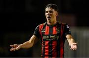 25 April 2025; Dayle Rooney of Bohemians after the SSE Airtricity Men's Premier Division match between Bohemians and St Patrick's Athletic at Dalymount Park in Dublin. Photo by Seb Daly/Sportsfile