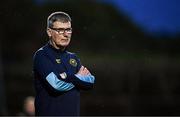 25 April 2025; St Patrick's Athletic manager Stephen Kenny during the SSE Airtricity Men's Premier Division match between Bohemians and St Patrick's Athletic at Dalymount Park in Dublin. Photo by Seb Daly/Sportsfile