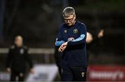 25 April 2025; St Patrick's Athletic manager Stephen Kenny during the SSE Airtricity Men's Premier Division match between Bohemians and St Patrick's Athletic at Dalymount Park in Dublin. Photo by Seb Daly/Sportsfile