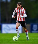 25 April 2025; Ronan Boyce of Derry City during the SSE Airtricity Men's Premier Division match between Waterford and Derry City at the Regional Sports Centre in Waterford. Photo by Tyler Miller/Sportsfile