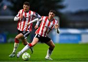 25 April 2025; Gavin Whyte of Derry City during the SSE Airtricity Men's Premier Division match between Waterford and Derry City at the Regional Sports Centre in Waterford. Photo by Tyler Miller/Sportsfile