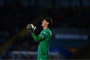 25 April 2025; Waterford goalkeeper Stephen McMullan during the SSE Airtricity Men's Premier Division match between Waterford and Derry City at the Regional Sports Centre in Waterford. Photo by Tyler Miller/Sportsfile