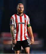 25 April 2025; Mark Connolly of Derry City during the SSE Airtricity Men's Premier Division match between Waterford and Derry City at the Regional Sports Centre in Waterford. Photo by Tyler Miller/Sportsfile
