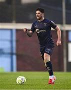 18 April 2025; Sam Bone of Shelbourne during the SSE Airtricity Men's Premier Division match between Drogheda United and Shelbourne at Sullivan & Lambe Park in Drogheda, Louth. Photo by Ben McShane/Sportsfile