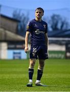 18 April 2025; James Norris of Shelbourne during the SSE Airtricity Men's Premier Division match between Drogheda United and Shelbourne at Sullivan & Lambe Park in Drogheda, Louth. Photo by Ben McShane/Sportsfile