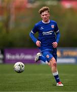 24 April 2025; Luke Jones of England during the Centenary Shield match between Republic of Ireland and England at Athlone Town Stadium in Lissywollen, Westmeath. Photo by Ben McShane/Sportsfile