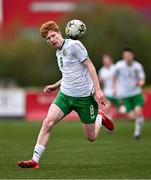 24 April 2025; Adam Brennan of Republic of Ireland during the Centenary Shield match between Republic of Ireland and England at Athlone Town Stadium in Lissywollen, Westmeath. Photo by Ben McShane/Sportsfile